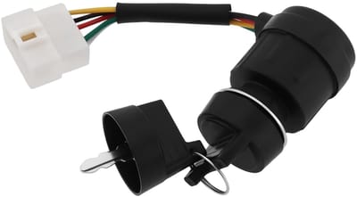 Dailygoods- Ontstekingsslot 5-draads - Geschikt voor 50-250 Motorfiets/Go-Kart - Inclusief 2 Sleutels - Metalen/Kunststof - Eenvoudige Installatie - Contactsleutel