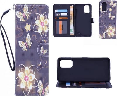 LuxeBass Boekhoesje met print geschikt voor Apple iPhone 12 Pro - Don't Touch My Phone Duck 3D gsm hoesje - telefoonhoes - telefoonhoesjes