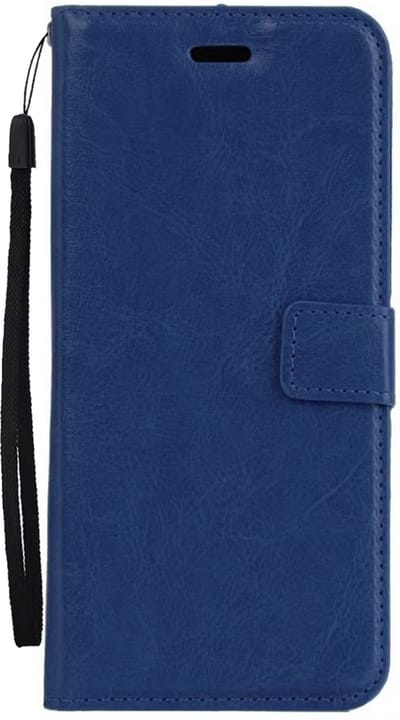 Hoes - Met Pasjeshouder - Geschikt voor Apple iPhone 7 - Luxe Bookcase Portemonee - Flip Case - Kunstleer Book Case - Flipcase - Book Cover - Walletcase - PortemonneeHoes - Donkerblauw