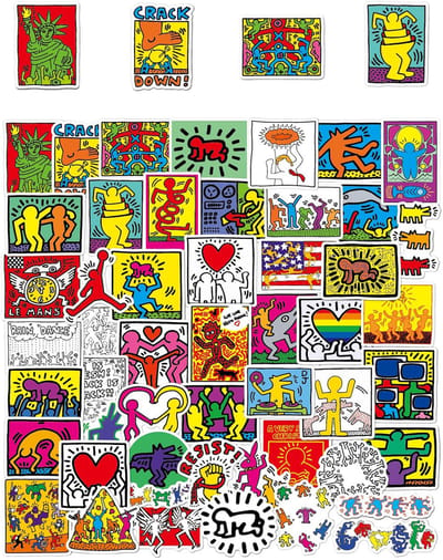Dailygoods- Graffiti-Stickers 100 Stuks - Veelkleurige Zelfklevende Stickers - Waterdichte Stickers - Creatieve Modieuze Stickers - Afmetingen 6-8 cm