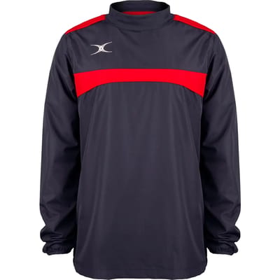 Gilbert Training Top Photon Warm Up Donker Blauw / Rood - XS