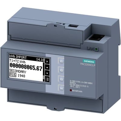 Siemens 7KM2200-2EA40-1JA1 Digitaal DIN-railmeetapparaat