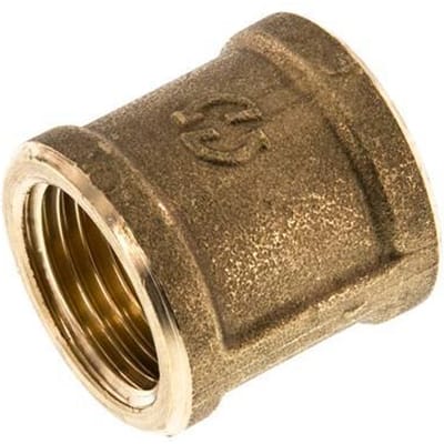 G 1/2'' Messing Ronde Sok 16 Bar [2 Stuks]