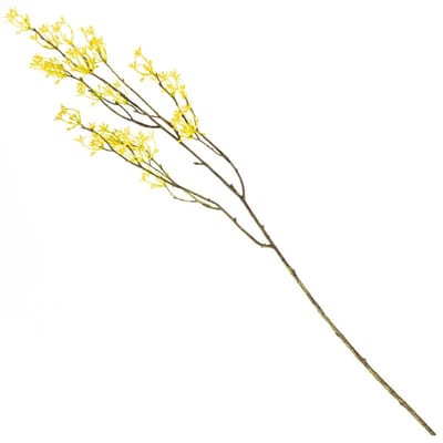 Kunsttak lente-uit 75cm geel