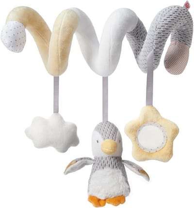 Activiteitenspiraal Speelgoed voor Kinderwagen en Autostoel - Pluche Reisaccessoire