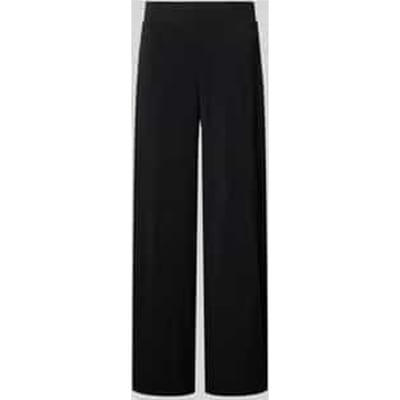 Straight leg stoffen broek met elastische band