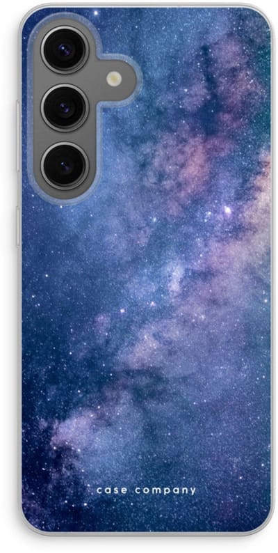 Case Company® - Hoesje geschikt voor Samsung Galaxy S24 hoesje - Nebula - Soft Cover Telefoonhoesje - Bescherming aan alle Kanten en Schermrand