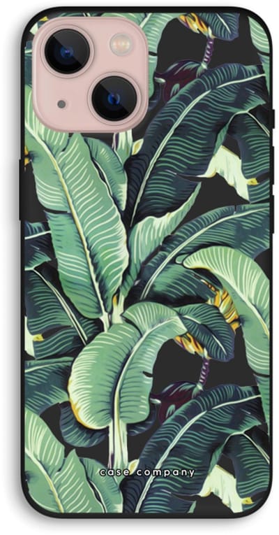 Case Company® - Hoesje geschikt voor iPhone 13 hoesje - Bananenbladeren - Biologisch Afbreekbaar Telefoonhoesje - Bescherming alle Kanten en Schermrand