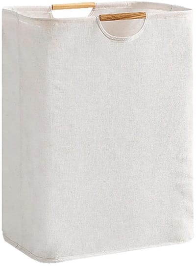 Allecto - Vouwbare Wasmand - Duurzaam - Multifunctioneel - Beige - Ruimtebesparend - 60L - Geschikt voor Thuis - Opbergoplossing