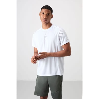 Heren Effen Crew Neck Korte Mouwen T-Shirt