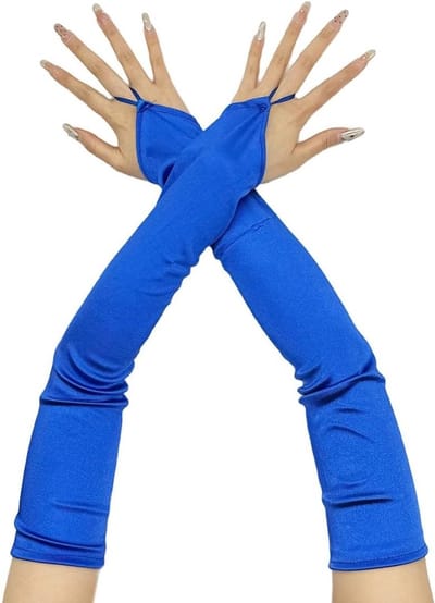 Elegante Vingerloze Handschoenen voor Dames - Lange Opera Handschoenen voor Halloween, Bruiloften en Cosplay Feestjes