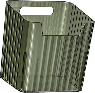 Koelkast Organizer - Opbergbak Stapelbaar - Keuken Organiseren - Zijdeur Ontwerp - 12 x 11 x 6 cm - Transparant