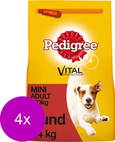 Pedigree Vital Protection Mini Adult Brokken - Rund & Groenten - Hondenvoer - 4 x 1.4kg