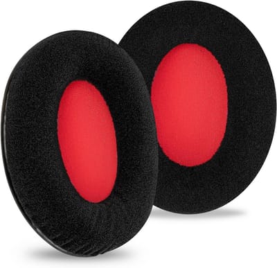 Dailygoods - Dailygoody - Hoofdtelefoon Oorkussens - Vervangingsset - Rood - Comfortabel - Geschikt voor Cloud II en andere modellen