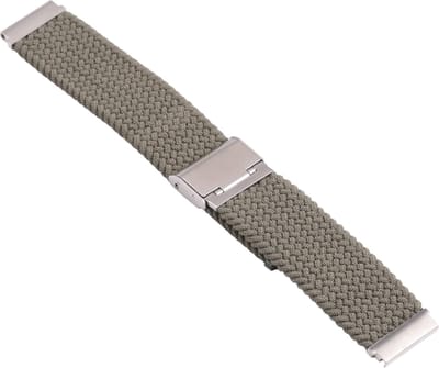 Bandje van gevlochten nylon - geschikt voor Samsung Galaxy Watch 7 / Watch FE / Watch 6 / Watch 6 Classic / Watch 5 / Watch 5 Pro / Watch 4 / Watch 4 Classic - olijfgroen