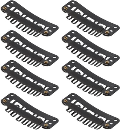 Dailygoods- Haarclips - 100 Stuks - Duurzaam Roestvrij Staal - U-vormige Klikclips - Professioneel voor Pruiken - Veilig voor Haarextensies - Comfortabel en Sterk - Pruikclips