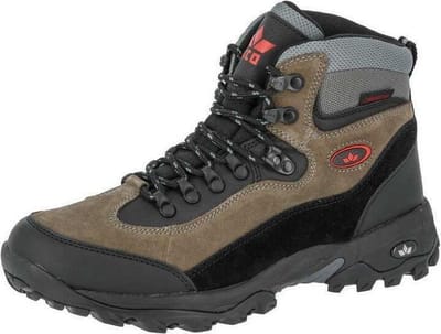 Lico Wandelschoenen Milan Heren Suède Grijs/bruin Maat 42