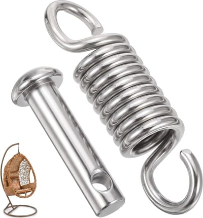 Hangmat Stoel Opknoping Kit met Lente en Pin - Perfect voor Veranda, Swing en Ei Stoelen