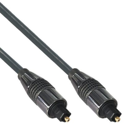 Digitale optische Toslink audio kabel - 6mm / zwart - 3 meter