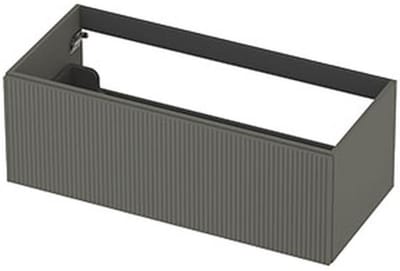 INK - Onderkast 1L Gelakt Gefreesd Tbv Greep - 1000x450x350 Mm - Mat Beton Groen