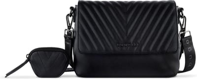 bugatti Schoudertas Sira Crossbody Bag Black Zwart