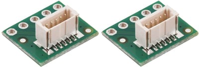 Pololu 4816 JST SH breakoutboard 5 pin male top entry 1.0 mm pitch set van 2 breadboard adapter 2.54 mm