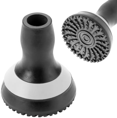 Flexibele zelfstaande dop voor wandelstok 18 mm en 19 mm met brede voet- Extra grip- Stokdop - Wandelstokdop- Wandelstok blijft zo overeind staan
