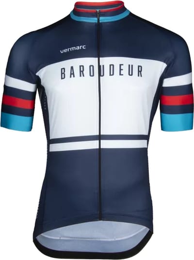 Vermarc Baroudeur.21 Trui Korte Mouwen Aero SP.L Heren Marine XXXL