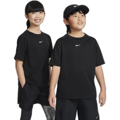 Nike Big Kids T-shirt Jongens-Zwart