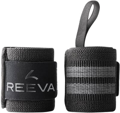 Reeva Wrist Wraps Zwart (ultra fiber) - Wrist Wraps geschikt voor Fitness, Crossfit en Krachttraining - Wrist Wraps voor Heren en Dames