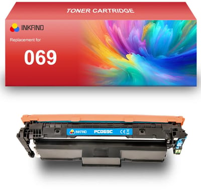 INKFIND 069 Cyaan tonercartridge compatibel met Canon 069 Cyaan toner cartridge - 1-pack Cyaan