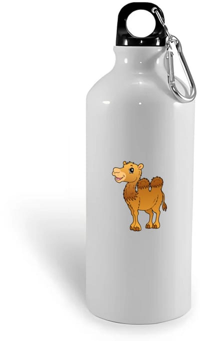 Hacebo® - Kamelen waterfles - Alpaca - Dieren liefhebbers - Dieren - dromedaris - water fles - 400ML
