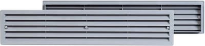 Kunststof rooster 450x92 mm grijs - VR459P