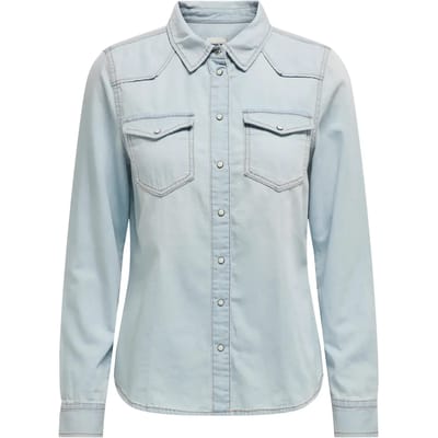 ONLY - ONLALEXA L/S DNM SHIRT ANA NOOS - Dames - Blouses
