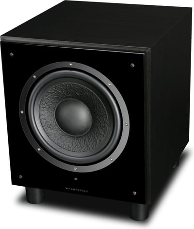 Wharfedale SW-10 Subwoofer – 10” Long-Throw Woofer – Ingebouwde 200W Versterker – Variabele Crossover – Zwart