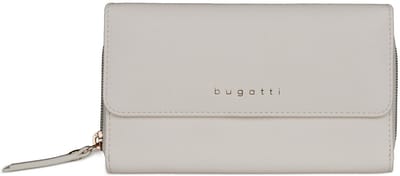 bugatti portemonnee Emilia Ladies Long Wallet With Flap Creme crème