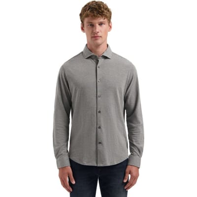 Dstrezzed Ds_kirk Shirt Dark Gray Maat: S | Zakelijke Overhemden Outlet | Heren | Grijs