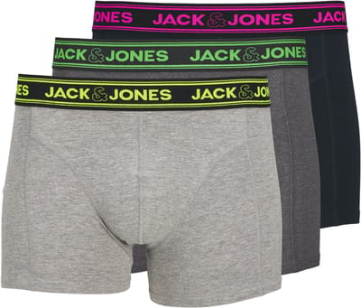 Jack & Jones - Heren Onderbroeken 3-Pack Jacethan Boxers - Multi - Maat L