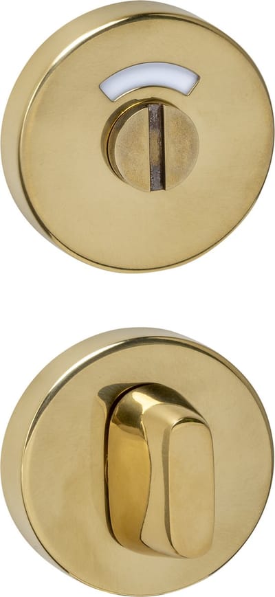 Intersteel WC-sluiting verdekt ø53x10mm met stift 8x8mm PVD messingkleur