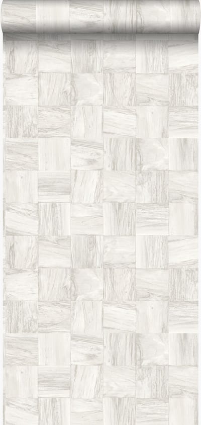 Origin Wallcoverings behang sloophout motief roomwit - 53 cm x 10.05 m - 347515