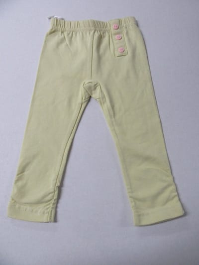 Dirkje - Legging - Meisje - geel - Effen - 9 maand 74