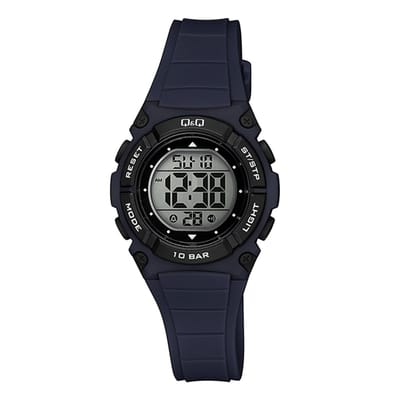 Q & Q Kinder Q&Q digitaal kinder horloge Zwart - Horloge - Siliconen - Zwart -