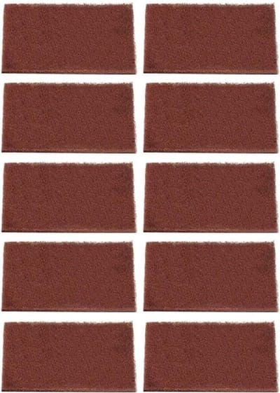 Schuurpads Keuken - Reinigingssponsjes - Metaal Reinigen - Sisalvezel Versterkt - 20 Stuks - Grijs
