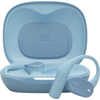JBL Sense Lite - Open ear Oordopjes - Oortjes Draadloos - Bluetooth - Sport Oordopjes - Sporten - Hardlopen - 32 uur - Spatwaterdicht - IP54 - Blauw