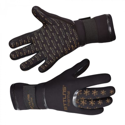 BTTLNS Neopreen zwemhandschoenen - 3.5mm neopreen - Nauwsluitende pasvorm rondom de pols - Thermische neopreen - Chione 1.0 - Goud - XL