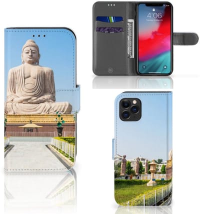 Apple iPhone 11 Pro Flip Cover Boeddha
