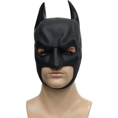 Film Gezichtsbedekking PU Leer Volledige Gezichtsbedekking Kostuumaccessoires Cosplay Requisiet Halloween black