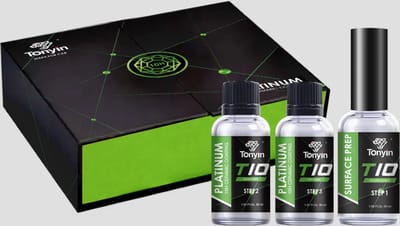 TONYIN | Platinum 10H Ceramic coating | Extreme bescherming | Sublieme hoogglans | Auto detailing | Professionele coating | Vuil & waterafstotend | TC01A3
