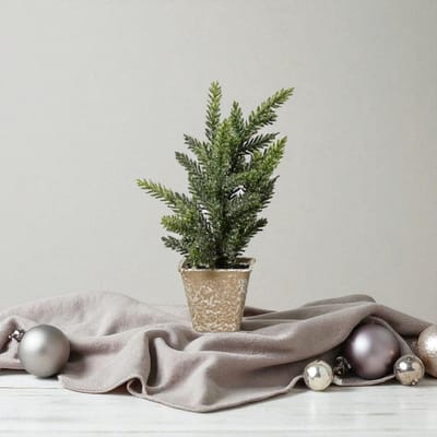 Micro Kerstboompje Type D - Kerstdecoratie - 20 cm hoog