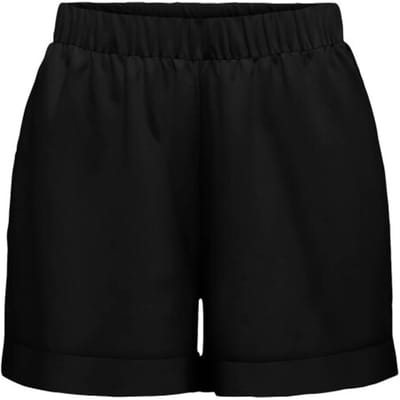 Only zwarte dames broek   Regular fit   Steekzakken   Elastische boord   Regular waist Zwart S